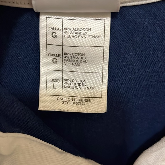 Disney Direct polo shirt, women’s size L, navy with white collar - Picture 5 of 8